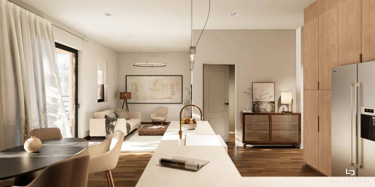 The Frontier interior rendering